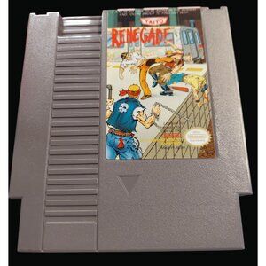 Taito Renegade NES Cartridge 1985 Nintendo Game R01 K
